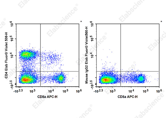 Elab Fluor® Violet 500 Anti-Rat CD4(domain 1) Antibody[OX-38]-1