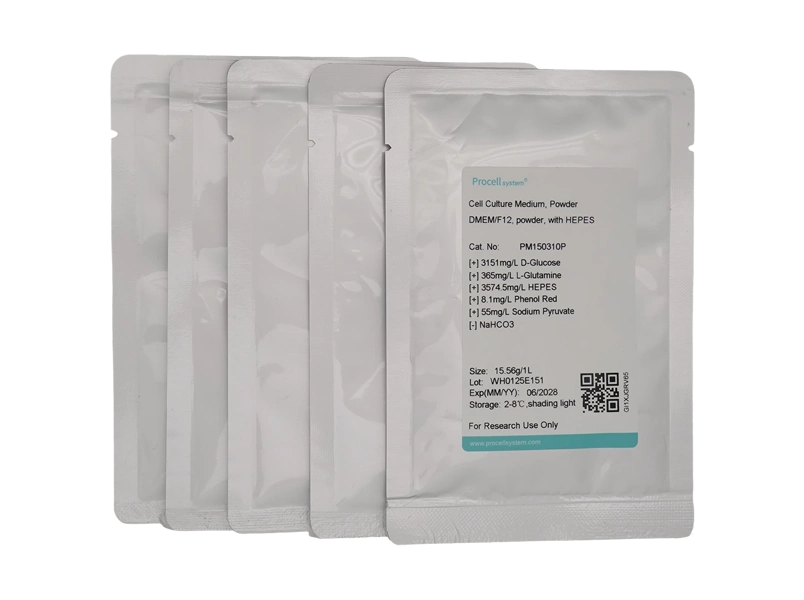DMEM/F12, powder, with HEPES