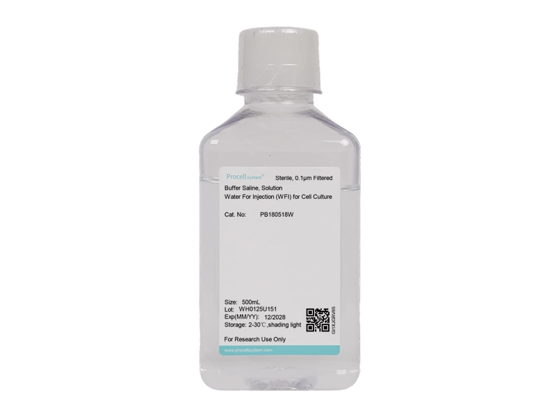 Water For Injection (WFI) for Cell Culture