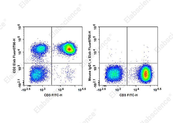 Elab Fluor® 700 Anti-Human CD2 Antibody[RPA-2.10]-1