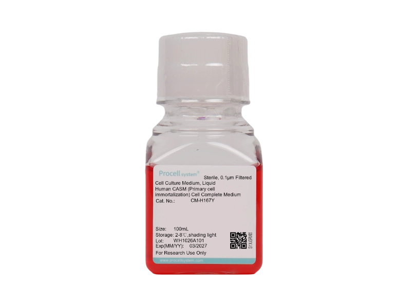 Human Coronary Artery Smooth Muscle (Primary cell immortalization) Cell Complete Medium
