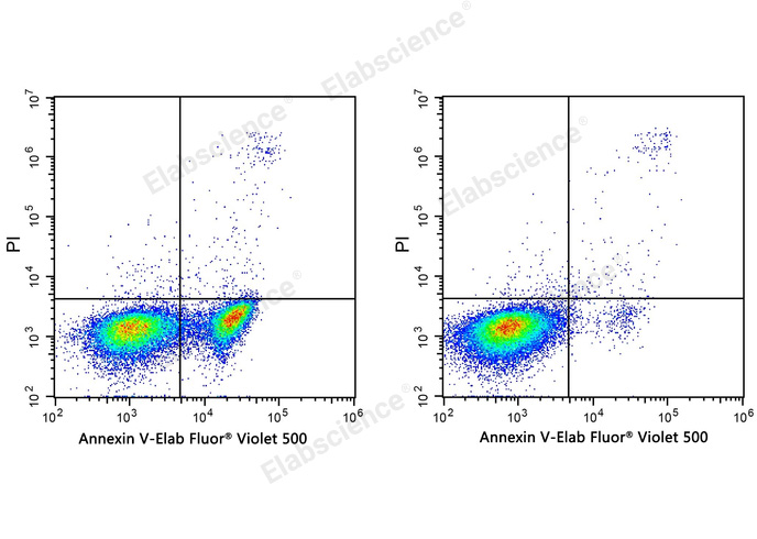 Annexin V-Elab Fluor® Violet 500/PI Apoptosis Kit-1