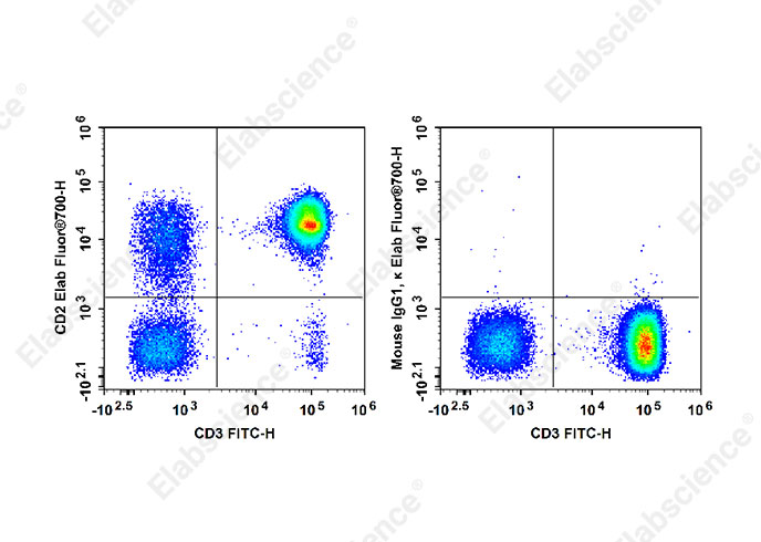 Elab Fluor® 700 Anti-Human CD2 Antibody[HIT11]-1