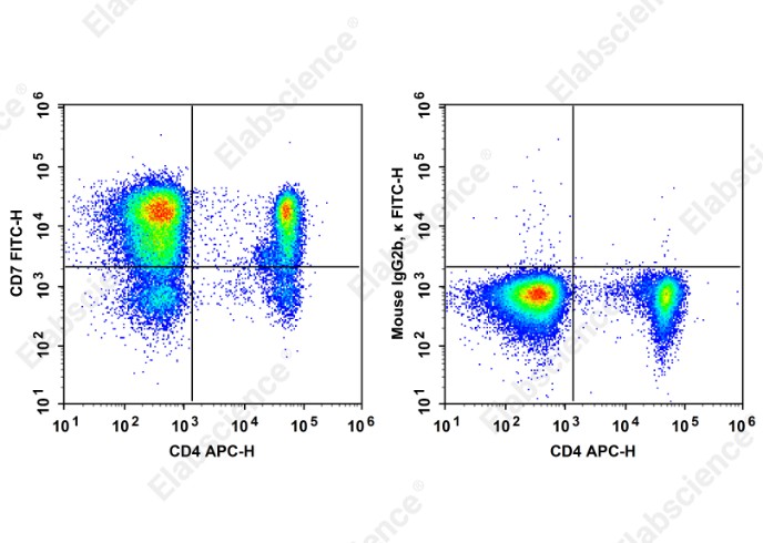 FITC Anti-Human CD7 Antibody[3A1e] - 1