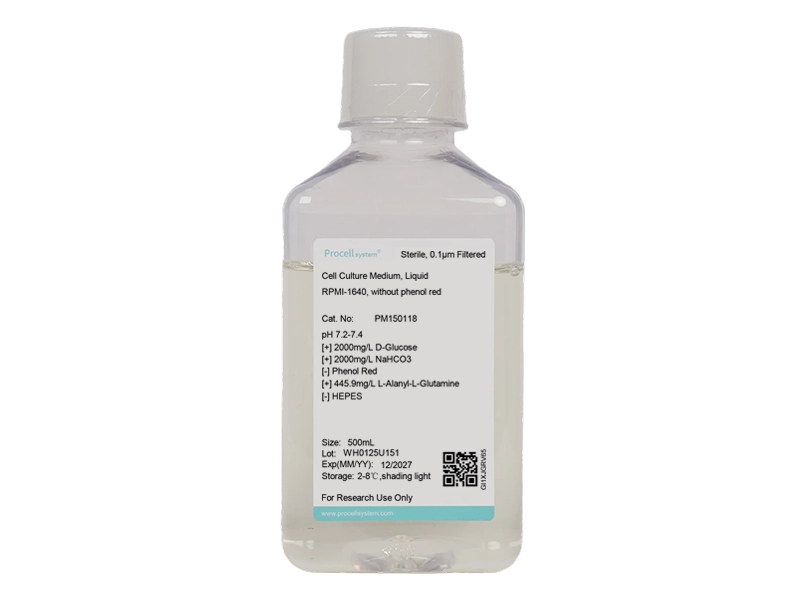 RPMI-1640, with L-alanyl-L-glutamine, without phenol red