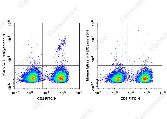 PE/Cyanine 5 Anti-Human TCR Vβ7.1 Antibody[ZOE5.1] - 1