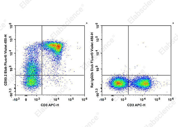 Elab Fluor® Violet 450 Anti-Mouse CD90.2/Thy1.2 Antibody[30H12]-1