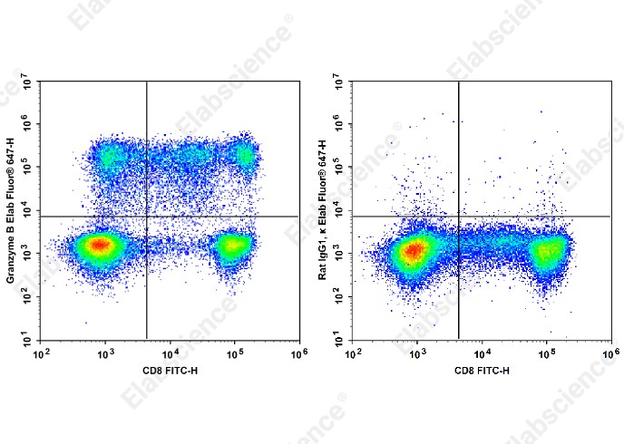 Elab Fluor<sup>&reg;</sup>647 Anti-Human Granzyme B Antibody[QA18A28] - 1