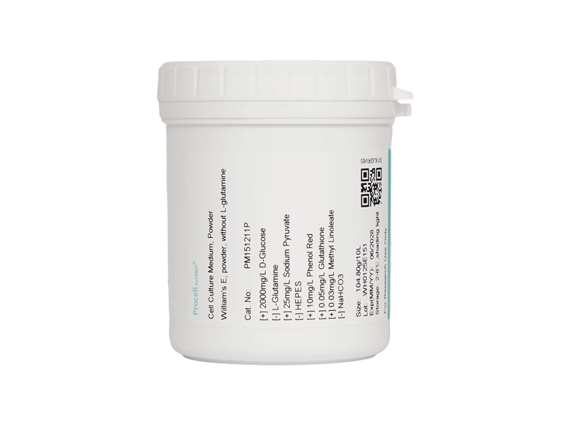 William's E, powder, without L-glutamineWilliam's E, powder, without L-glutamine - 2