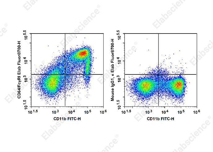Elab Fluor® 700 Anti-Mouse CD64/FcγRI Antibody[X54-5/7.1]-1