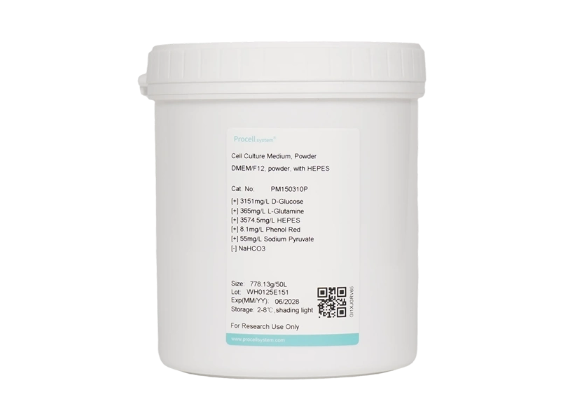 DMEM/F12, powder, with HEPES - small - 4