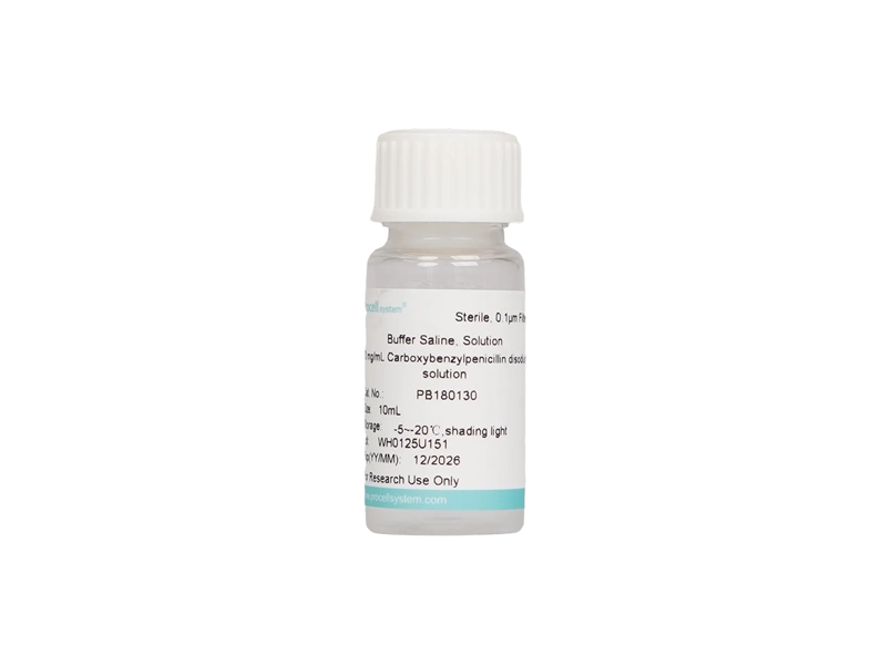 10 mg/mL Carboxybenzylpenicillin disodium solution