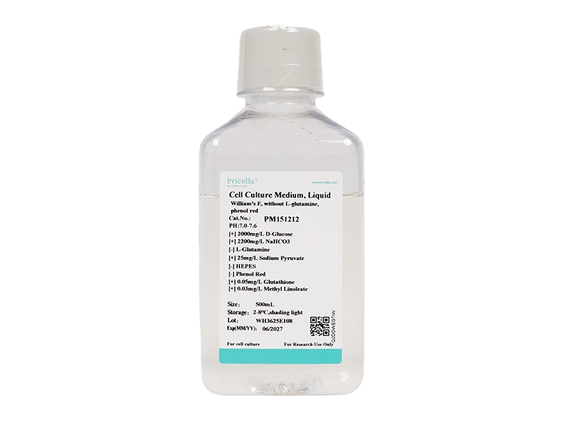 William's E, without L-glutamine, phenol red-searchlist-1
