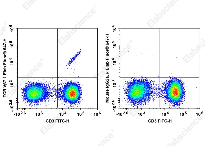 Elab Fluor<sup>®</sup>647 Anti-Human TCR Vβ7.1 Antibody[ZOE5.1] - 1
